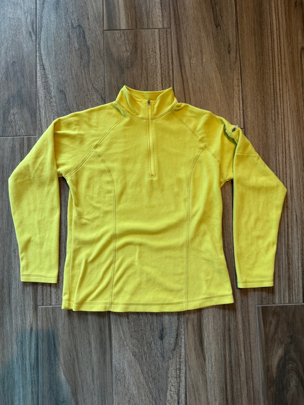 L.L. Bean Yellow Half-Zip Fleece Pullover. Women’s Small. Super Soft
